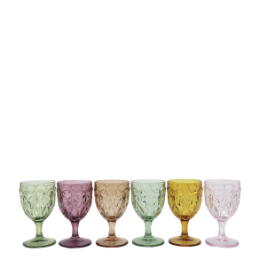 Chic Antique, Saint-�milion vinglas med m�nster, H15/�8 cm. 