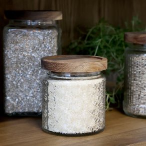 Chic Antique, Opbevaringsglas med blomsterm�nster