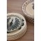 Chic Antique, Chartres Fad i mosaik med p�fugl, �16 cm