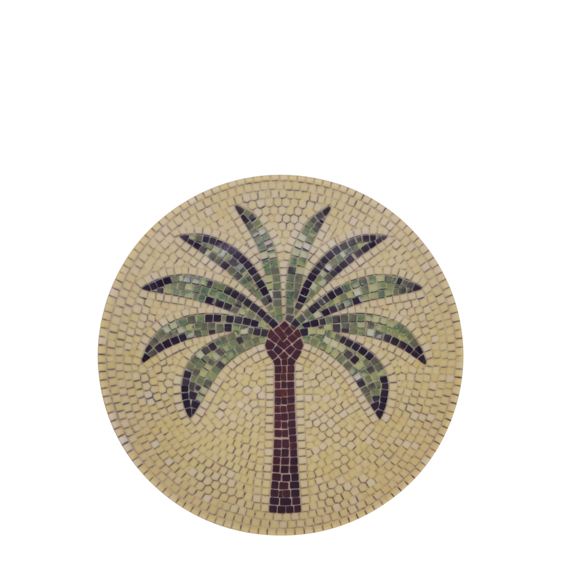Chic Antique, Chartres Fad i mosaik med palme, �16 cm