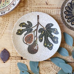 Chic Antique, Chartres Fad i mosaik med figner, �21 cm