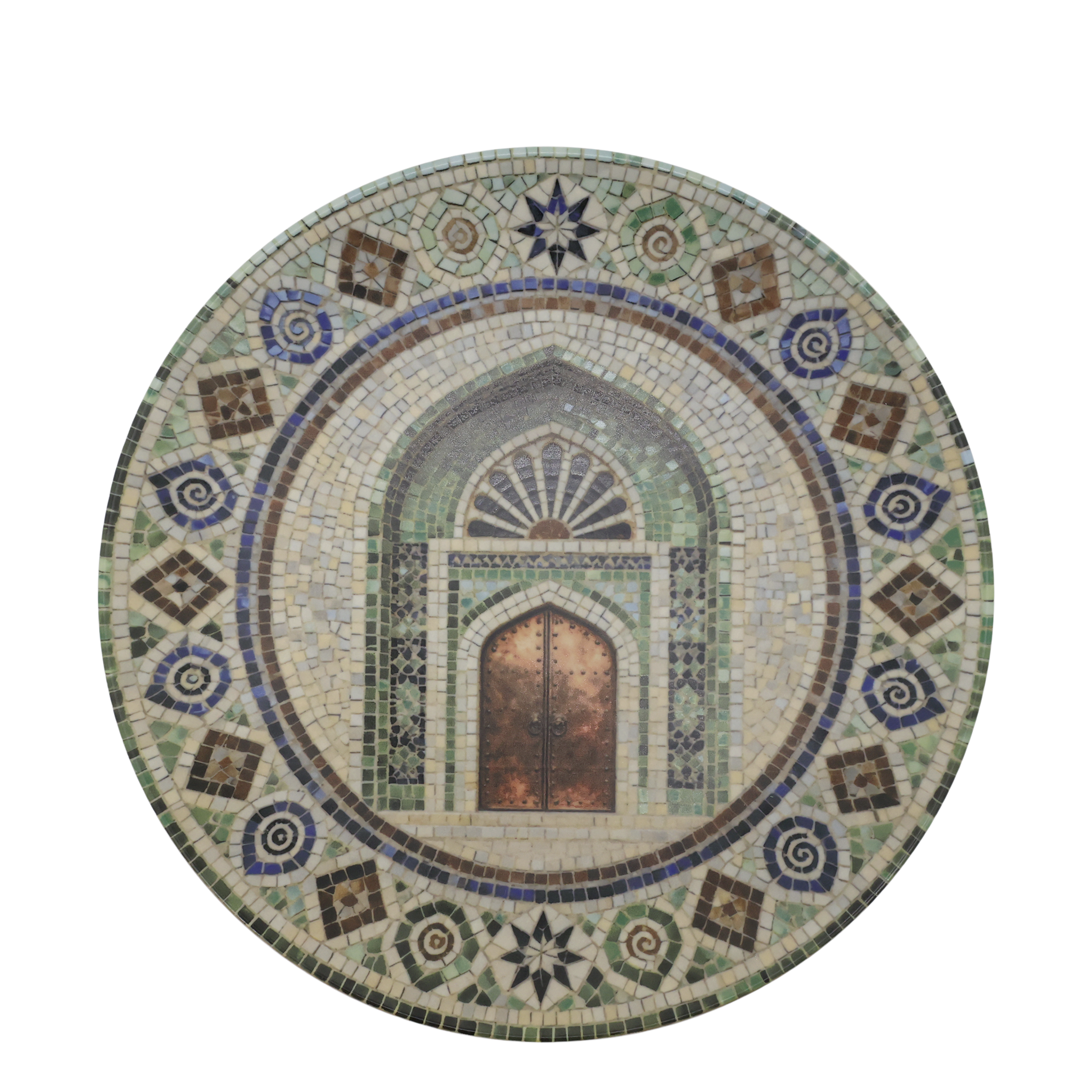 Chic Antique, Chartres Fad i mosaik med d�r, �21 cm