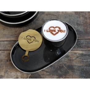 Chic Antique, Kaffestencil, I Love You