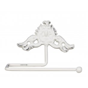 Chic Antique, Toiletpapirholder med dekor, antique creme