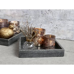 Chic Antique, Morlaix bakke af marmor, 25 x 25 cm