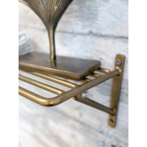 Chic Antique, Hylde med riller, Antique messing