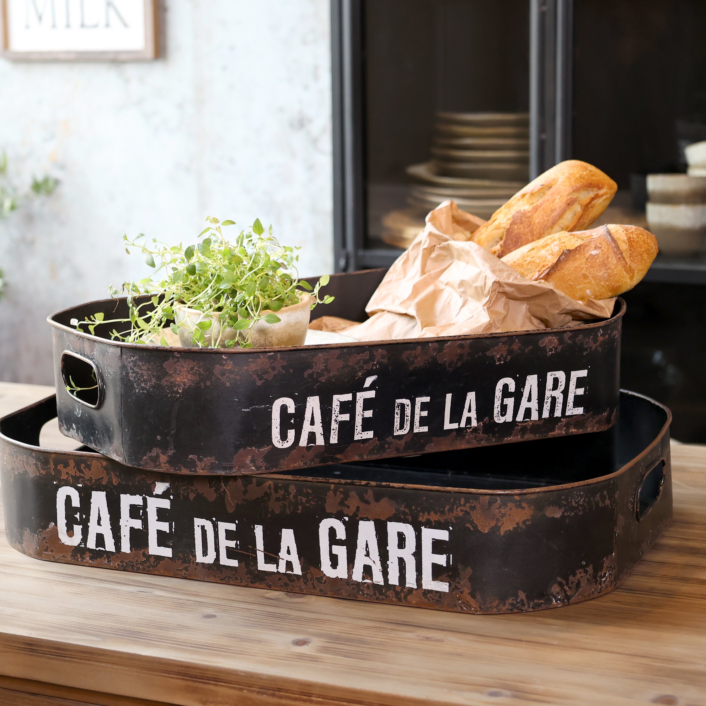 Chic Antique, Bakke med print