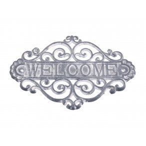 Chic Antique, Skilt - welcome, antique gr