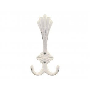 Chic Antique, Knage med 2 kroge, antique creme