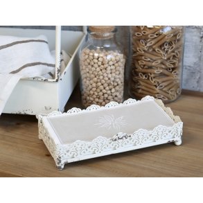 Chic Antique, Servietholder med dekor kant, aflang
