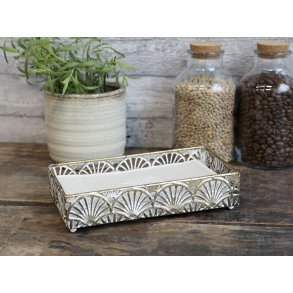 Chic Antique, Vire Servietholder (aflang) med mnster