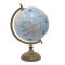 Clayre & Eef, Globus med fod, H33cm., bl