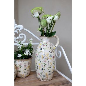 Chic Antique, Cavaillon, Flaske med hank, blomstermotiv