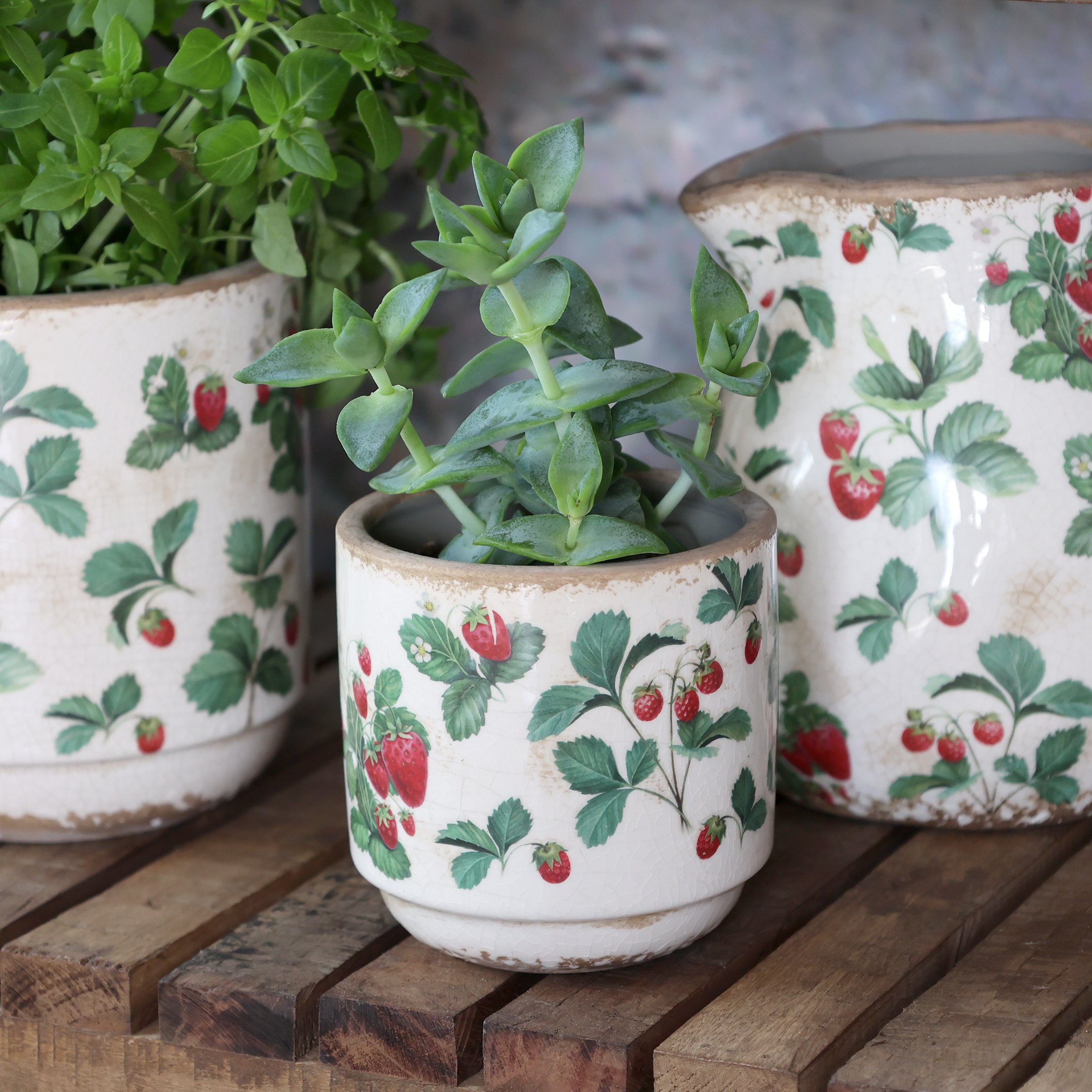 Chic Antique, Fraises, Skjuler med jordb�r