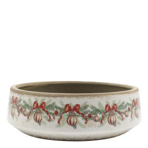 Chic Antique, Fad med julekugler og sl�jfe, �30 cm