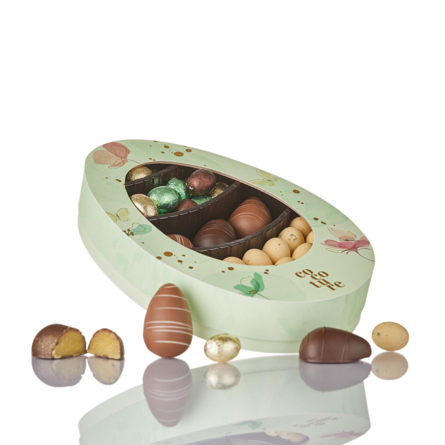 Cocoture, 400g. chokolademix i gr�nt p�ske�g