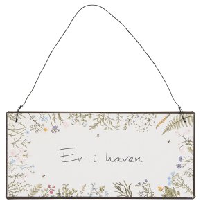 Ib Laursen, Metalskilt: Er i haven