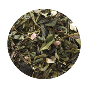 Te og Kaffespecialisten, Gr�n/hvid te med rabarber og vaniljesmag