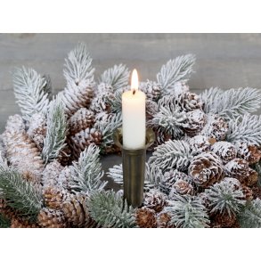 Chic Antique, Lysholder til bedelys med spyd, antique messing