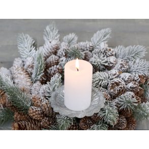 Chic Antique, Lysholder med spyd til bloklys, antique zink