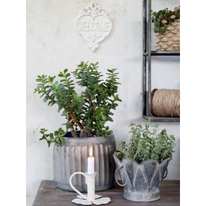 Chic Antique, Kammerstage med blad, Antique creme