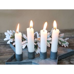 Chic Antique, Lysholder med magnet, antique zink