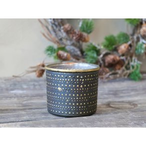 Chic Antique, Fyrfadsstage med pletter, antique kul