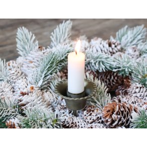 Chic Antique, Lysholder med spyd, antique messing