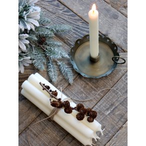 Chic Antique, Kronelys 7 t ej bundet, perlemor