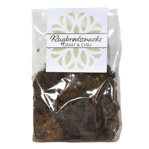 Te og kaffespecialisten, Rugbr�dssnacks med tomat og chili, 120 g.