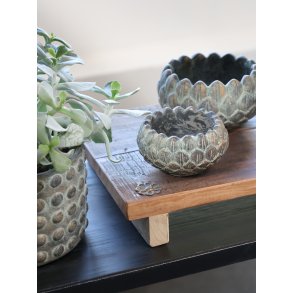 Chic Antique, Noyon, Lysestage med guld mnster