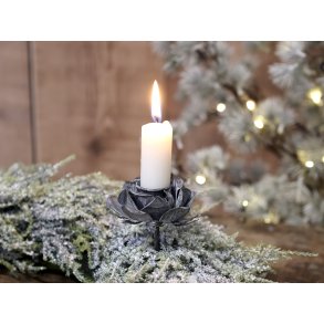 Chic Antique, Lysholder til bedelys med spyd (blomst), zink