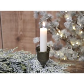 Chic Antique, Lysholder til bedelys med spyd, antique messing