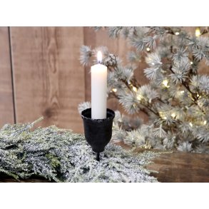 Chic Antique, Lysholder til bedelys med spyd, Antique sort