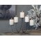 Chic Antique, Stage med 5 lysholdere til bloklys