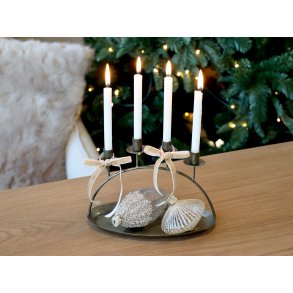 Chic Antique, Fad med 4 lysholdere til kertelys