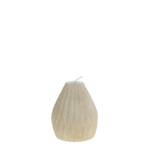 Chic Antique, Bloklys diamant med glimmer, 30t., creme