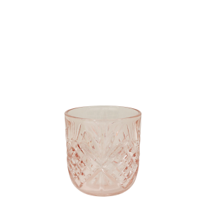 Chic Antique, Fyrfadsstage med mnster, rosa