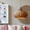Chic Antique, Lampe i rattanflet, H46/�62 cm