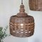 Chic Antique, Lampe i rattanflet, H38/�31 cm