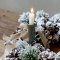 Chic Antique, Lysholder til kertelys med spyd, antique messing