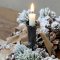 Chic Antique, Lysholder til kertelys med spyd, antique sort