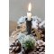 Chic Antique, Lysholder til kertelys med spyd, antique sort
