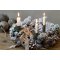 Chic Antique, Lysholder til bedelys med spyd, antique messing