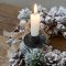 Chic Antique, Lysholder til bedelys med spyd, antique sort