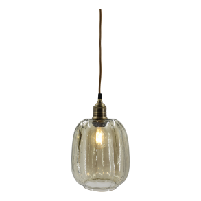 Chic Antique, Lampe med messingtop, H29/�19 cm