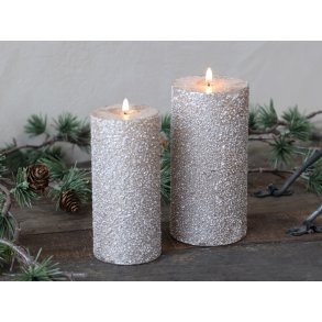 Chic Antique, Rustik Bloklys med glimmer, pudder