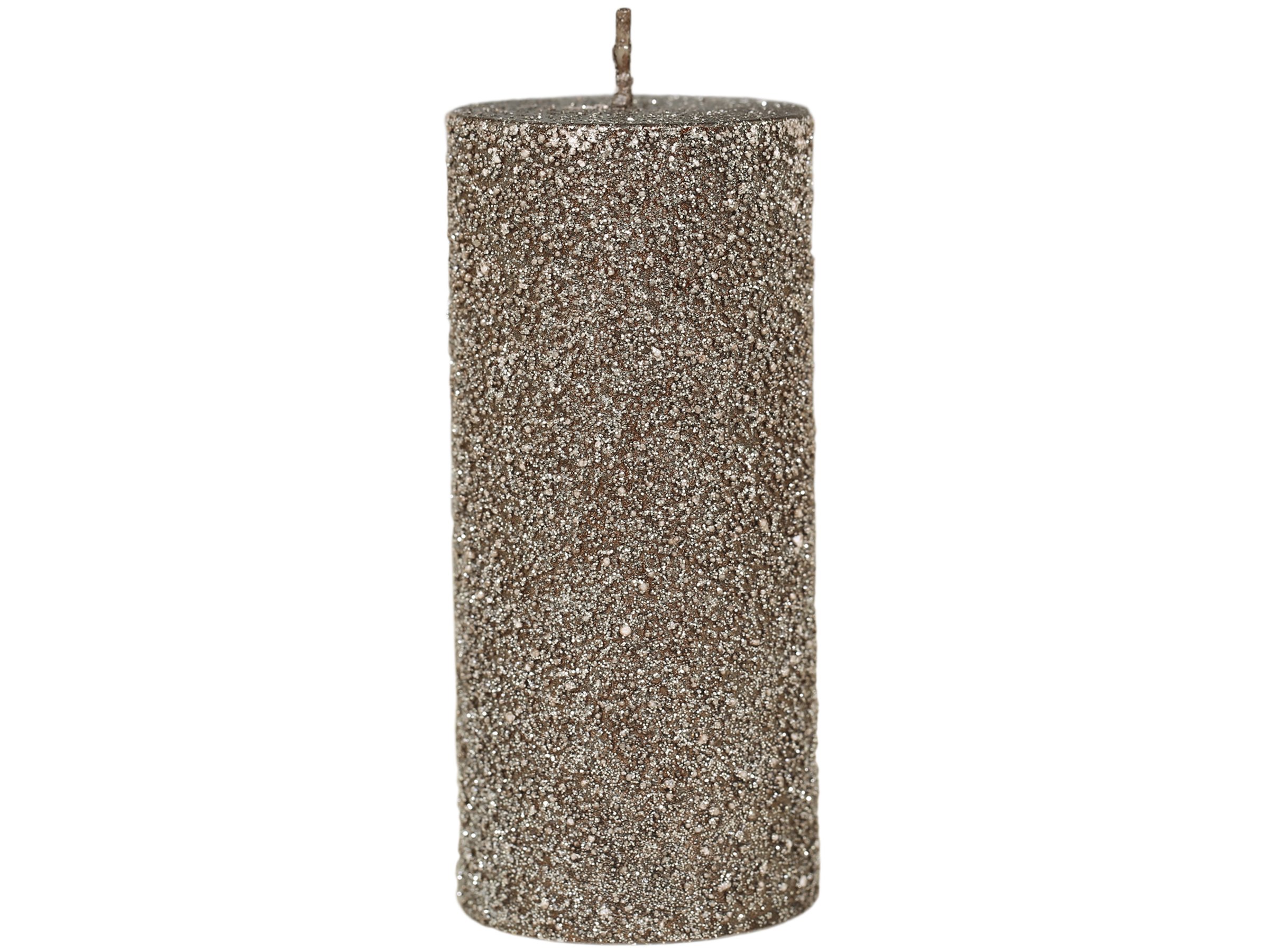 Chic Antique, Rustik Bloklys med glimmer, mocca