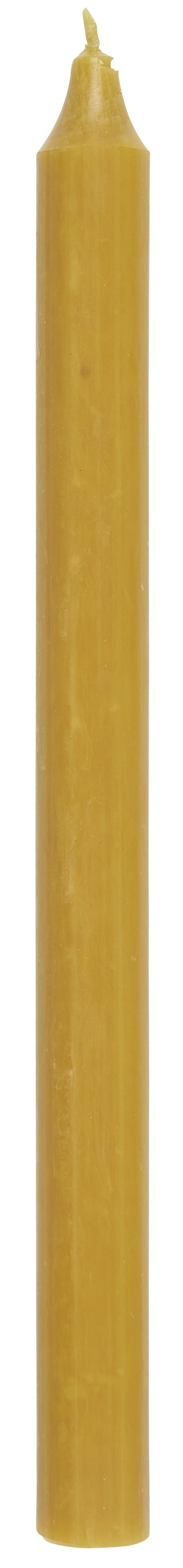 Ib Laursen, Kronelys, Gul (karry), H29 cm.