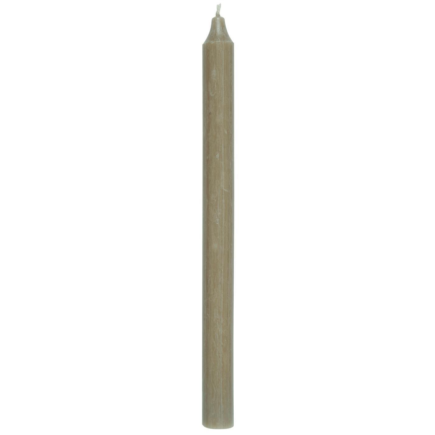 Ib Laursen, Kronelys, H�rgr�, H29 cm.